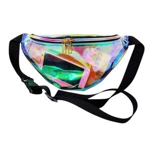 Holographic Iridescent Fanny Pack